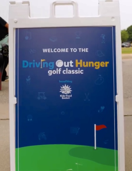 Service Express Golf Foldabble Sign